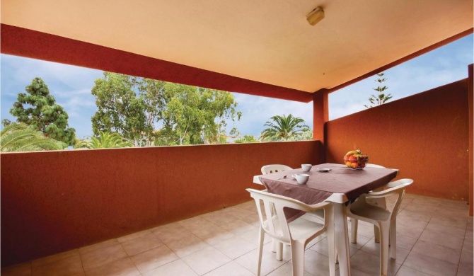 Beautiful apartment in Costa Rei -CA- with 1 Bedrooms and WiFi