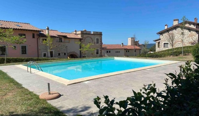 Stylish Umbrian apartment garden pool nr Orvieto